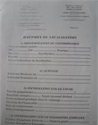 Imprimé du rapport de localisation